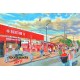 Griffin Park Stadium 'Going to the Match' Fine Art Print - Brentford FC